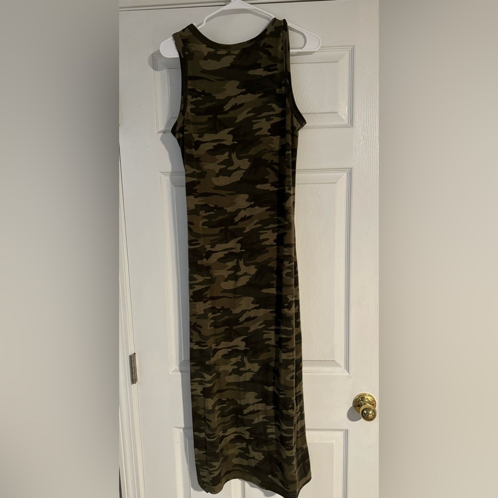 Size small Mittoshop camouflage maxi dress
